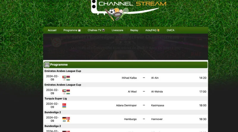 La nouvelle adresse de Channel Stream