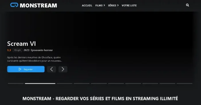 Le nouveau site de Monstream