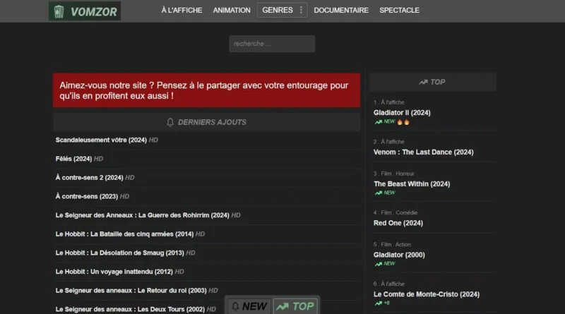 La nouvelle adresse de Vomzor