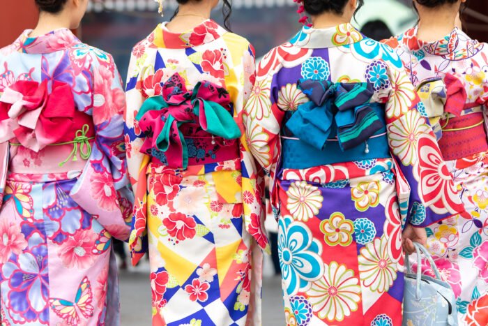 Le kimono vêtement japonais 